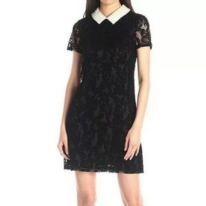 Betsy Johnson Pearl collar lace dress